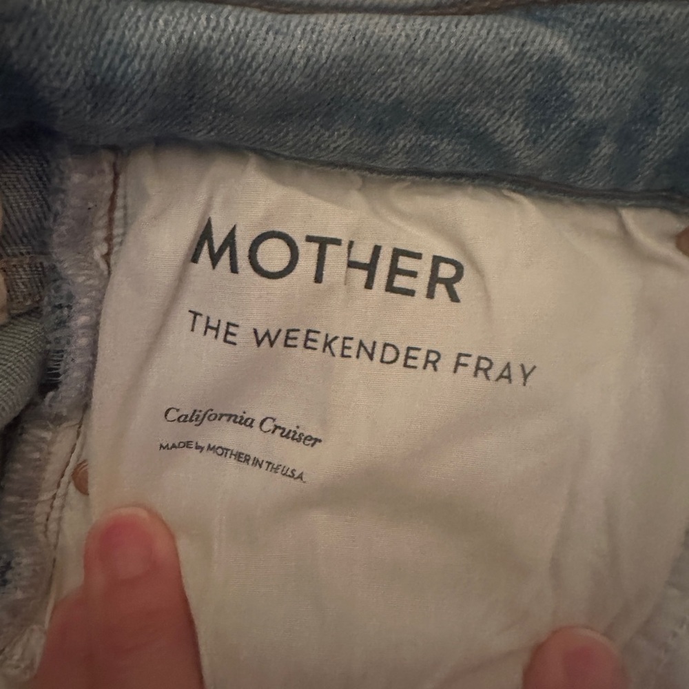 MOTHER The Weekender Fray Jeans sz 30 - Picture 3 of 6